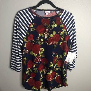 BNWT Lularoe Randy Baseball Tee